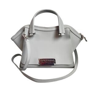 ZAC Zac Posen Eartha Iconic Double Handle Small Satchel Gray